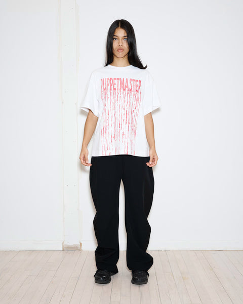 Puppetmaster Tee in White/Red