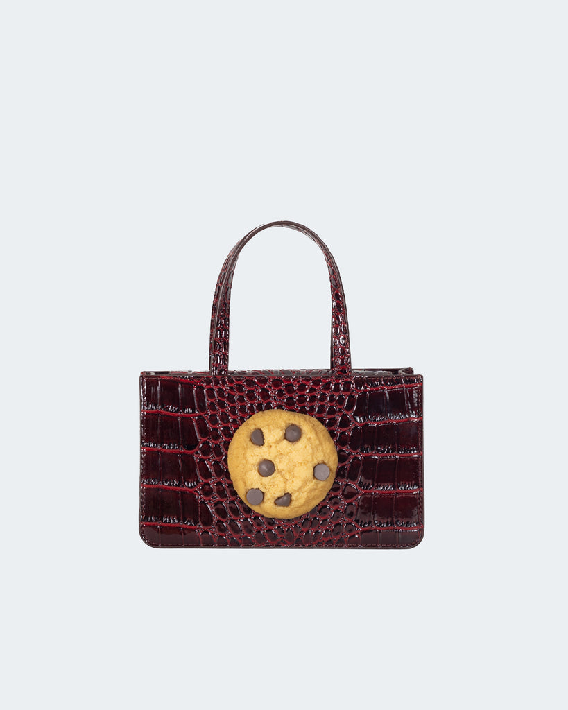 Small Cookie Bag in Merlot