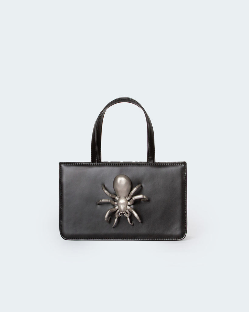 Small Spider Bag in Black