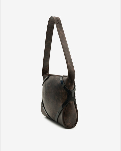 The Pillow Bag in Dark Brown