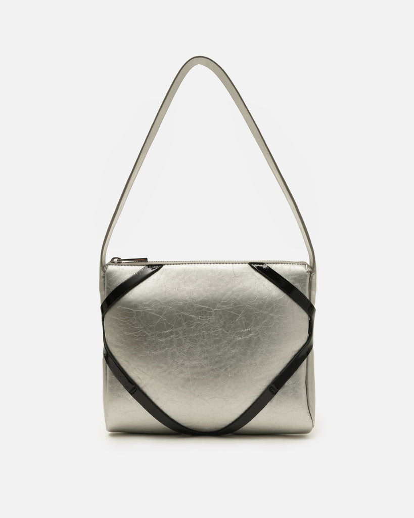 The Pillow Bag in Silver