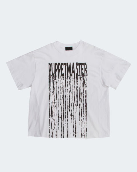 Puppetmaster Tee in White/Black