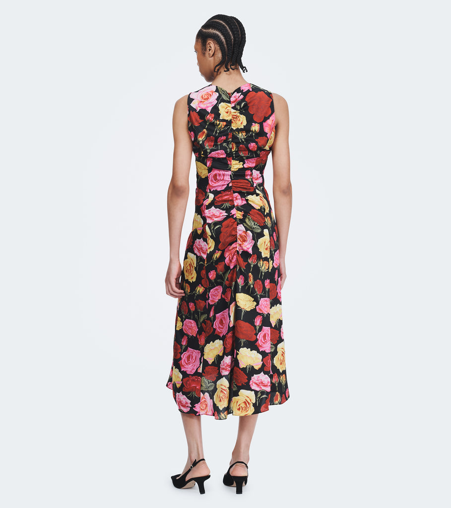 GATHERED FRONT DRESS