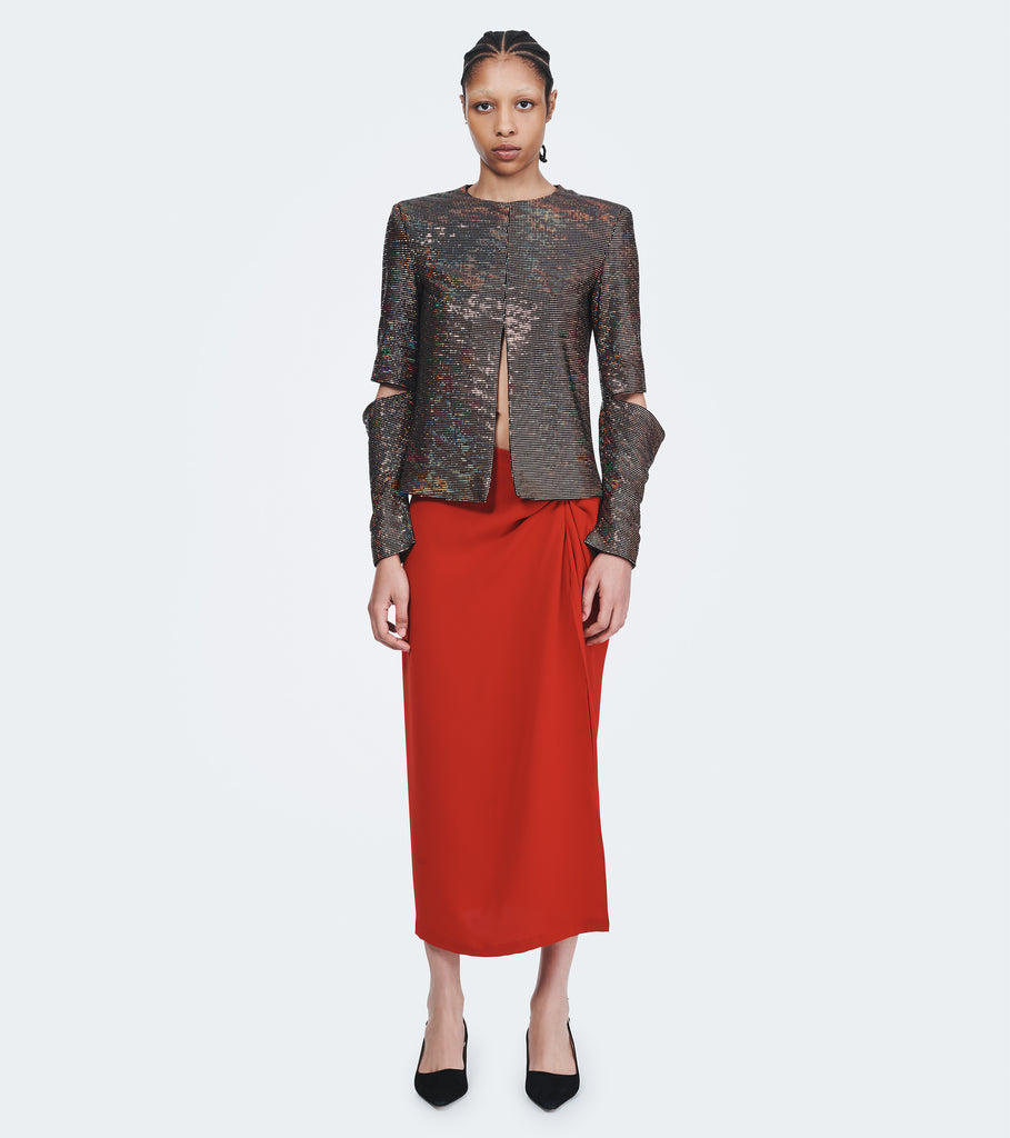 SLIT SLEEVE TOP