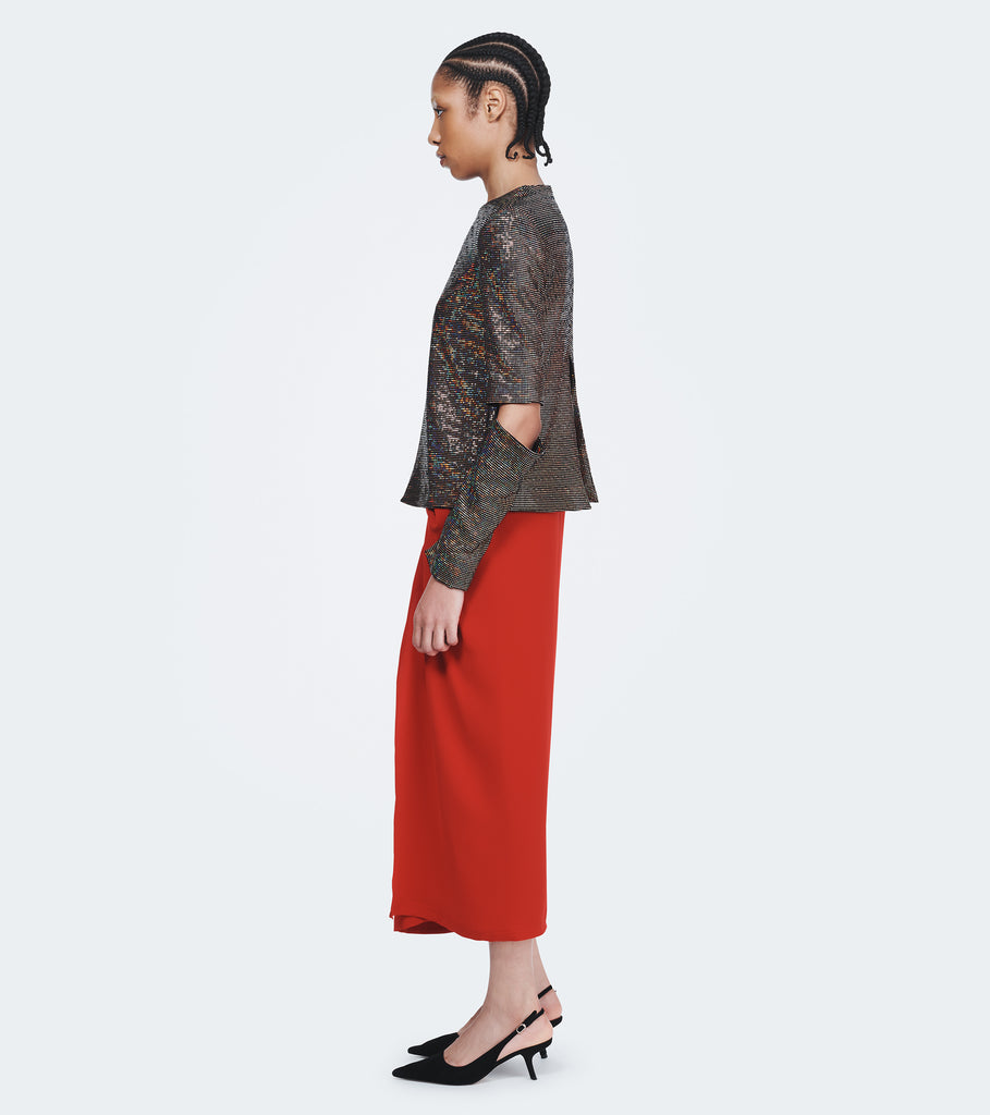SLIT SLEEVE TOP