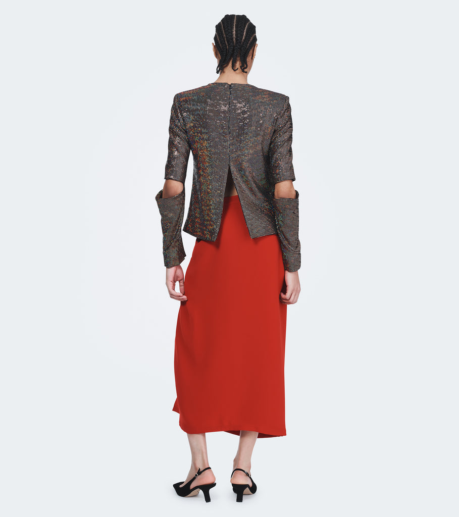 SLIT SLEEVE TOP
