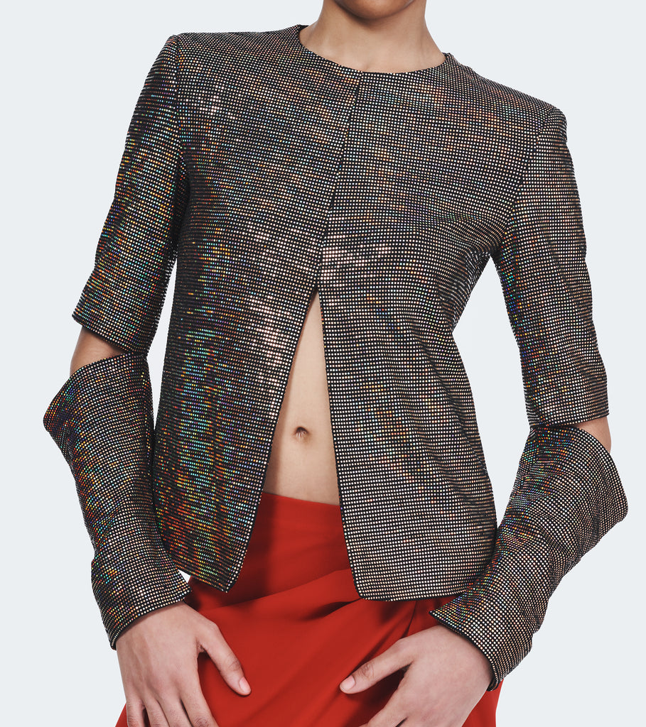 SLIT SLEEVE TOP