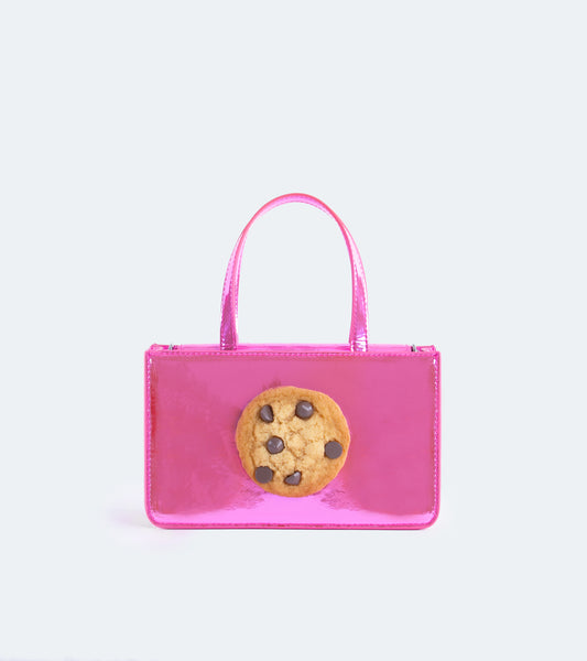 SMALL COOKIE BAG IN PINK METALLIC